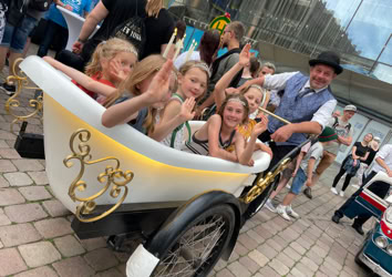 Der Badler, Walking Act, Chemnitz Hutfestival 2025